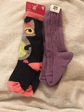 New Gap Kids 2 Pair Knee High Socks Size S 10-12