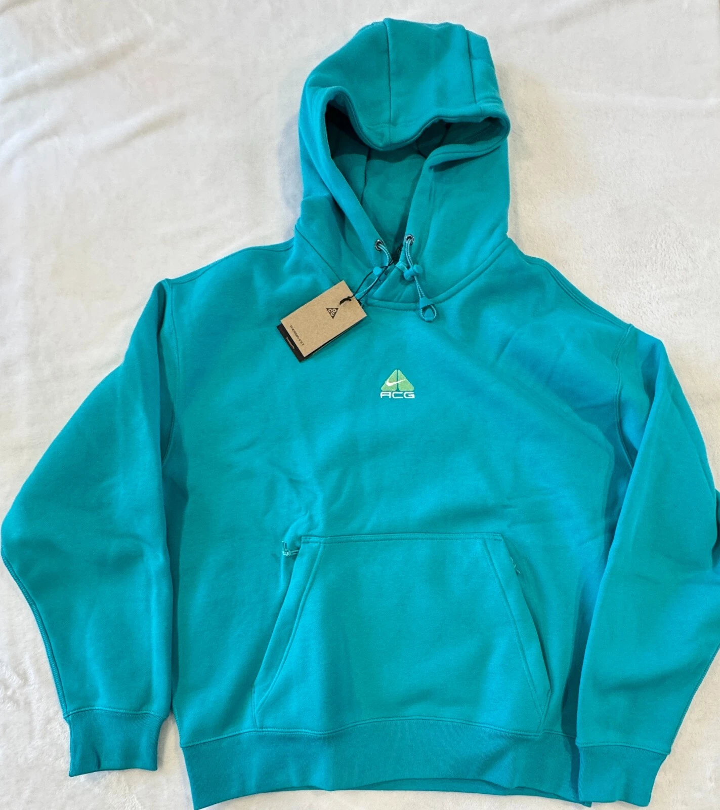 NIKE ACG THERMA-FIT PULLOVER HOODIE MENS SIZE M Medium BLUE DH3087-345