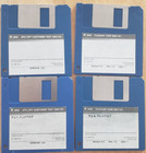 AT&T Lot of 4, 3.5" Floppy Diskette STU OPT Cust Test & Filesafe Tape Q60/120 — photo 1