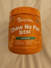 Zesty Paws Chew No Poo Bites - Stool Eating Deterrent for Dogs. EX-01/2026