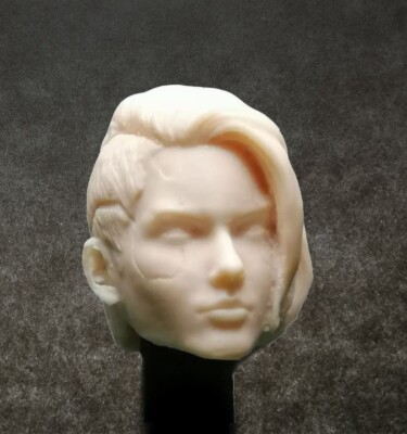 265 - CYBERPUNK GIRL  JILL  custom HEAD SCULPT  RESIN CASTING miniature head