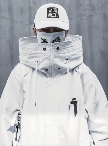 Niepce i-Tech Techwear Jacket Urban Streetwear Asian Hip Hop Funnel Hoodie image 11