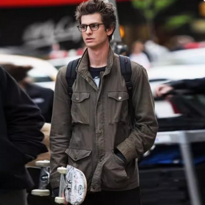 The Amazing Spiderman Peter Parker Workwear Twill Cotton Same Style Trend Jacket