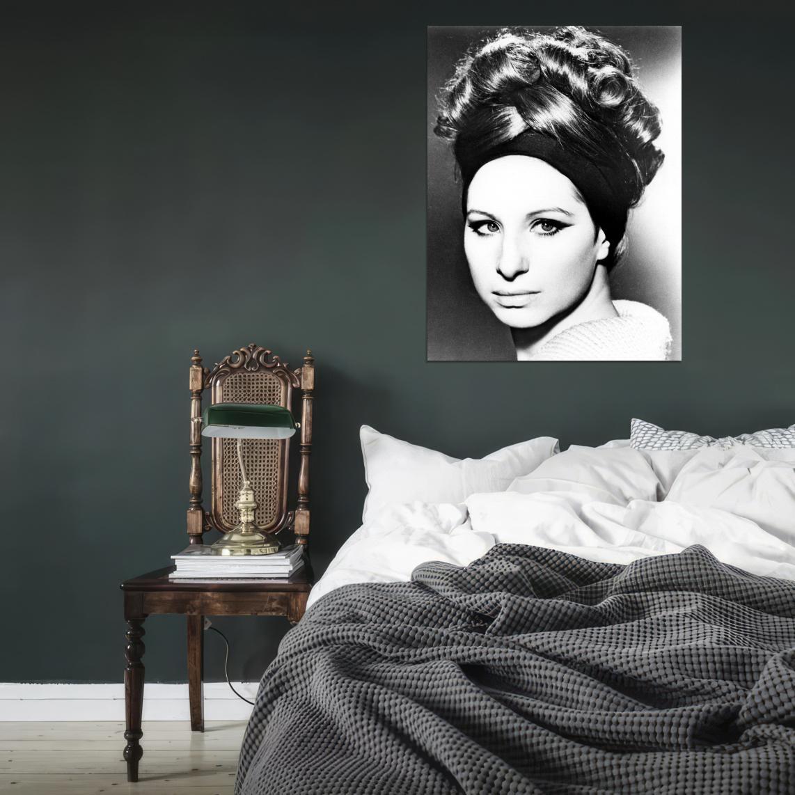 V4668 Barbra Streisand Young Beautiful Portrait Retro Decor WALL