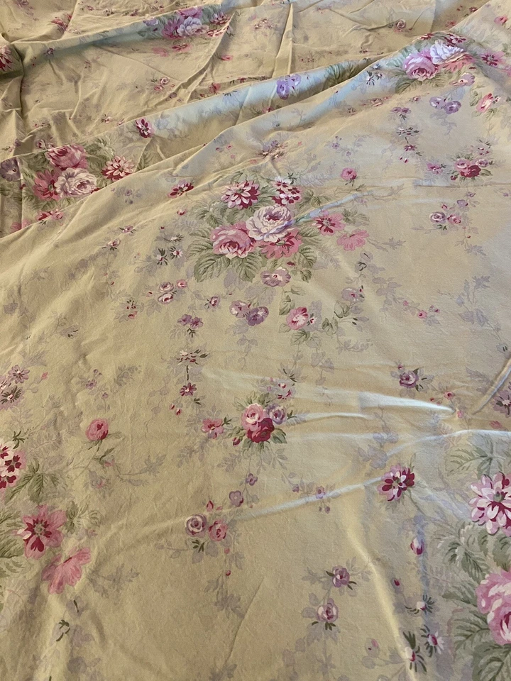 Edredón Rachel Ashwell Simply Shabby Chic COMPLETO/QUEEN Verde Rosa Floral Rosa Foto 2 de 4