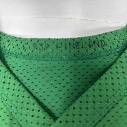 Vintage Champion Football Jersey Made USA Notre Dame Colors Green Large Mesh - Picture 4 of 7