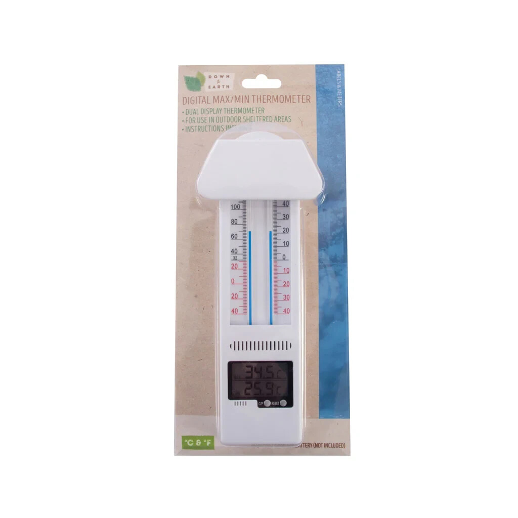 Down to Earth Digital Max/Min Outdoor Thermometer