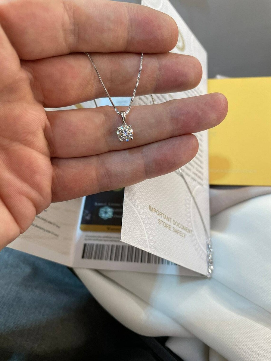 【TATIANA】(Silver925) Moissanite 1Carat Necklace 韓国 org.jpg