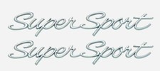 Super Sport Front Fender Emblem Ss 1965 1966 Chevy Impala