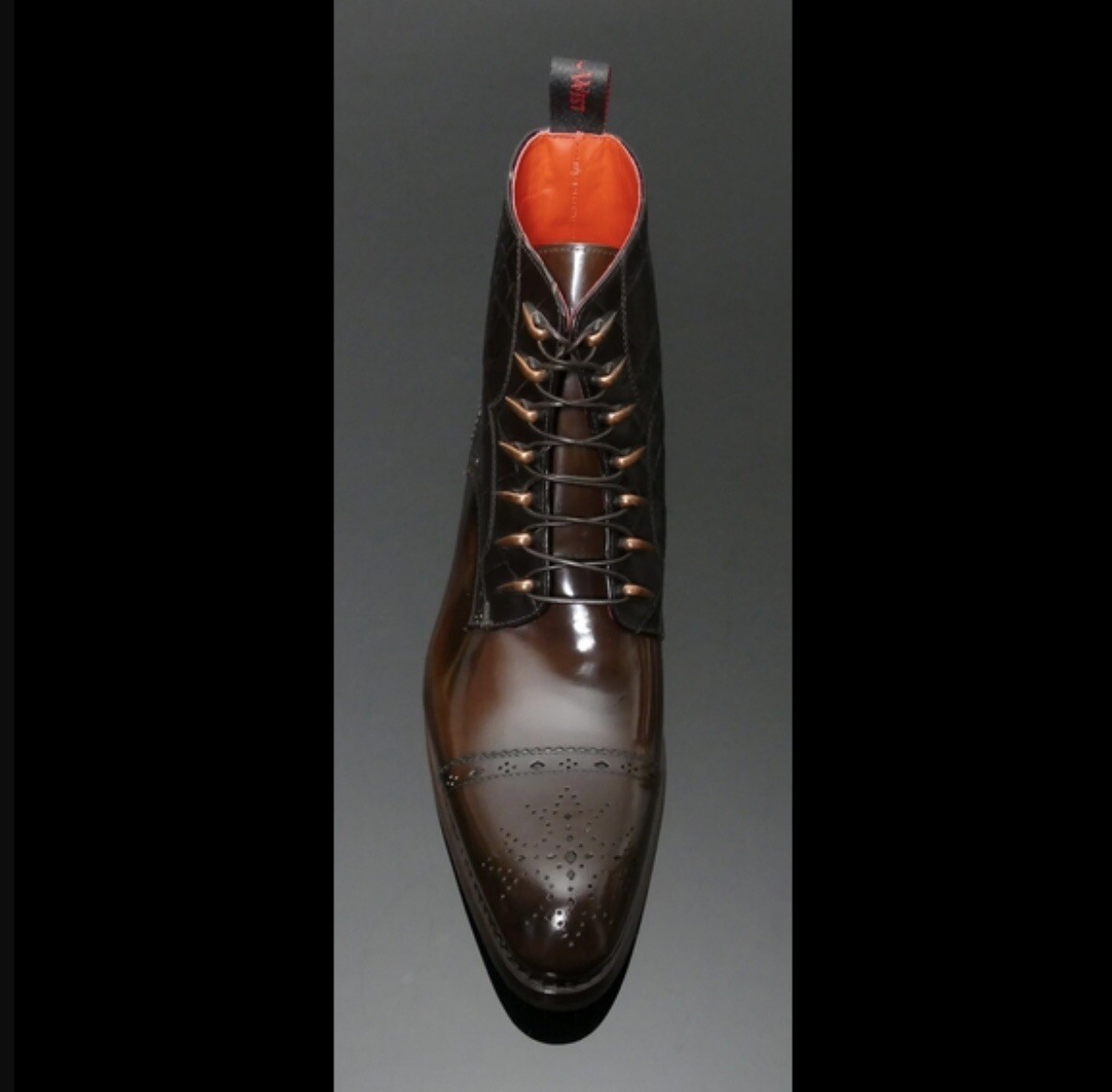 Jeffery West Hutchence Wasted Military Derby Boots Leather Size 43 image 5