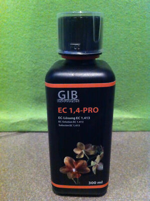 GIB Industries EC 1,413 PRO Eichlösung 300 ml Grow Aquaristik Eichflüssigkeit
