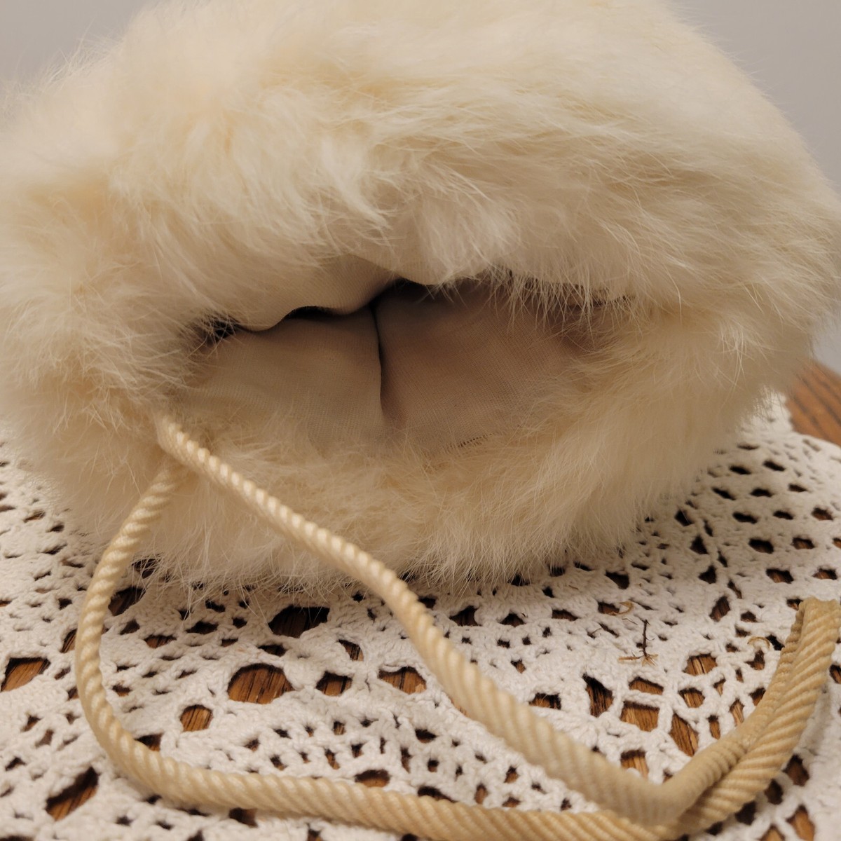 Vintage 100% Rabbit Fur Child s Fur Muff White Fur | eBay