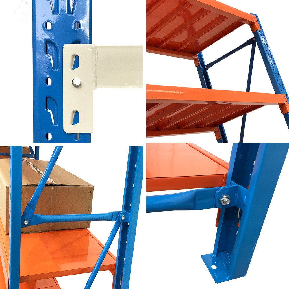 2M Length Steel Warehouse Racks Storage Shelving Garage Shelf Racking