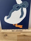 Vtg 80s 90s Country Duck Painting Retro Naive Prim Cottage Farm Signed Whimsical — photo 9
