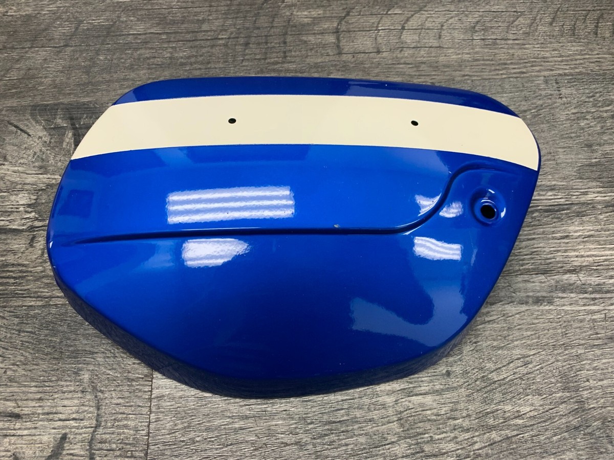 TEN EIGHTY 169cm 青 NEW OLD STOCK NOS Suzuki TC250 TC 250 OEM Left Side Cover Panel