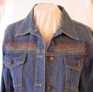 decorated blue jean jackets