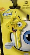 Sponge Bob Key Blank House Key Schlage SC1 3D Painted Oversized