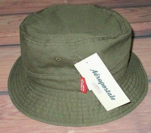MENS AEROPOSTALE OLIVE GREEN BUCKET HAT 