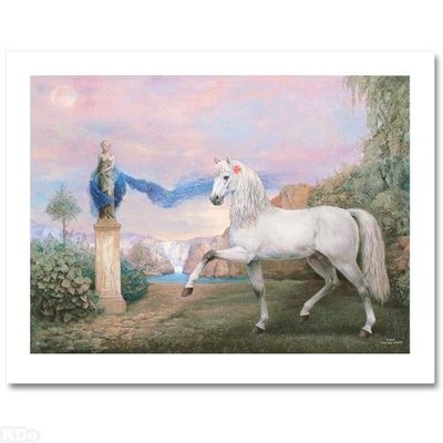 Rene Van Den Neste ''Le Cheval Blanc'' Canvas AP 13/15 