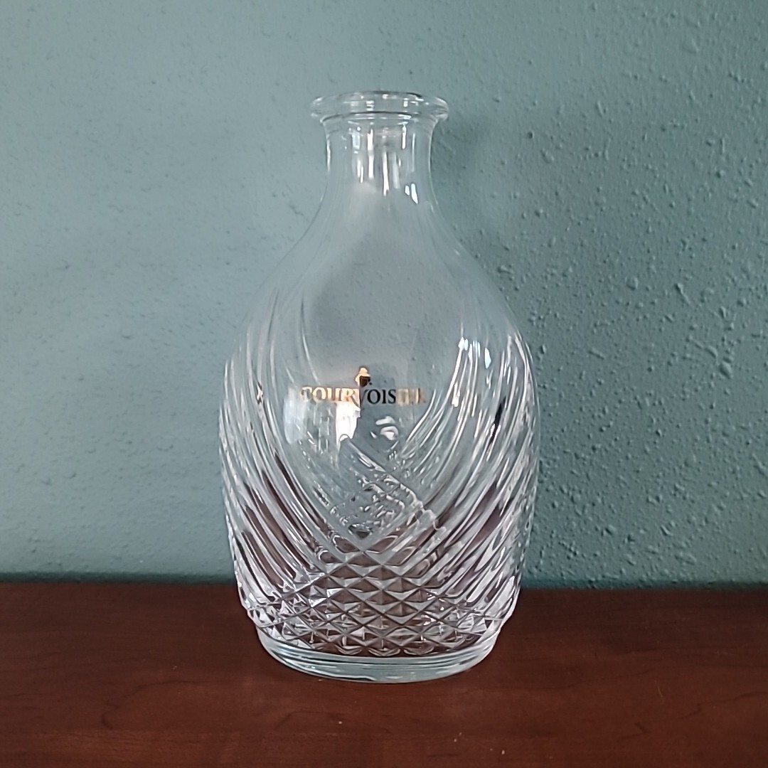 Courvoisier Cognac Cut Crystal Decanter 8