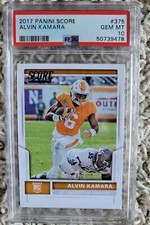 🔥2017 Panini Score NFL Football Alvin Kamara Rookie PSA 10 Pop 38 Clean Case🔥