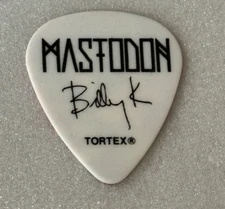 Mastodon Bill Kelliher Signature Guitar Pick 2014 Once More Round the Sun Tour