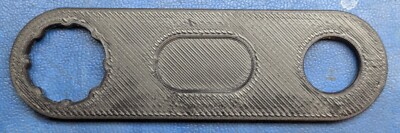 3D Printed End Cap Wrench   Thompson Machine Wasp (Second Generation)