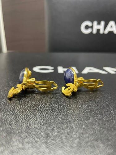 CHANEL coco mark earrings blue - Bild 9 von 10