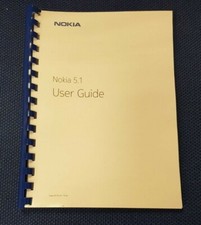 NOKIA 5.1 FULLY PRINTED INSTRUCTION MANUAL USER GUIDE A5
