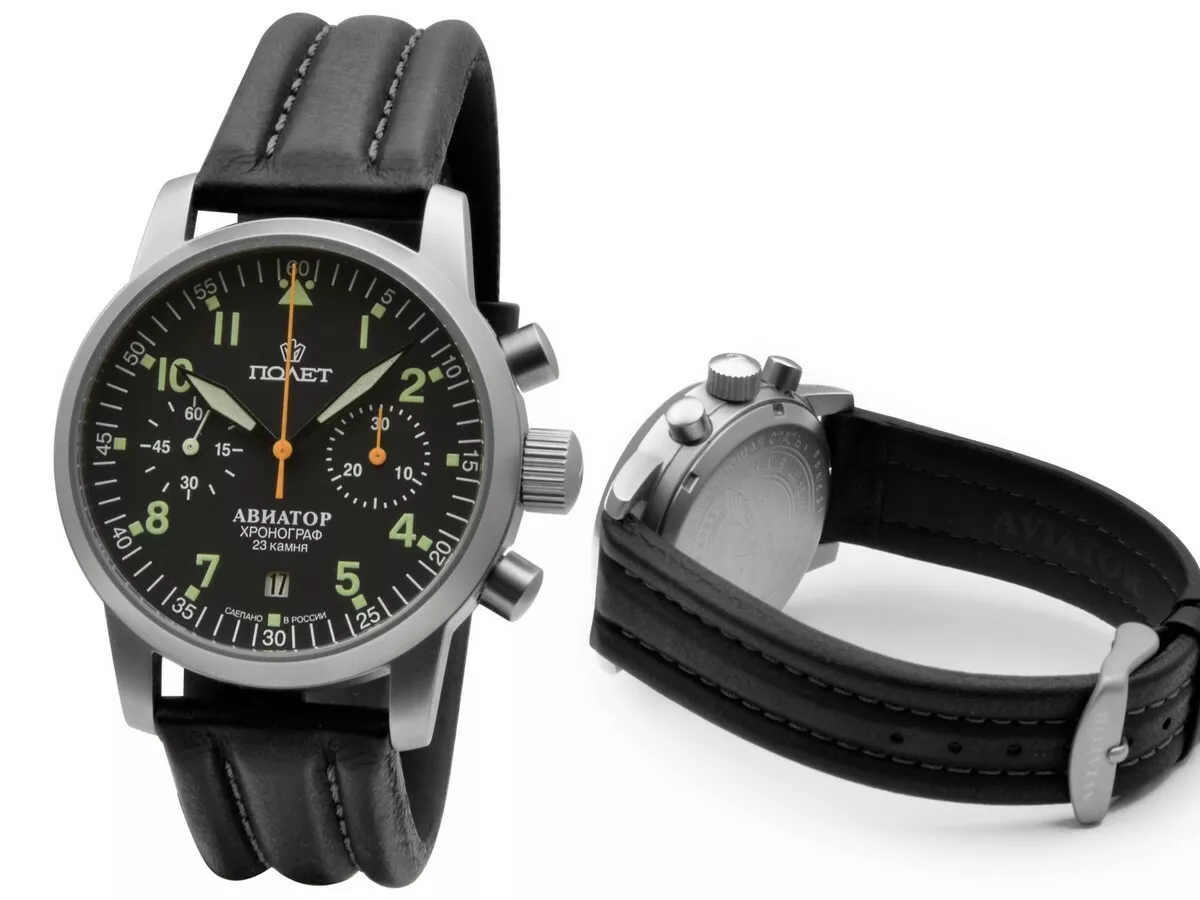 Poljot aviator chronograph clearance 3133