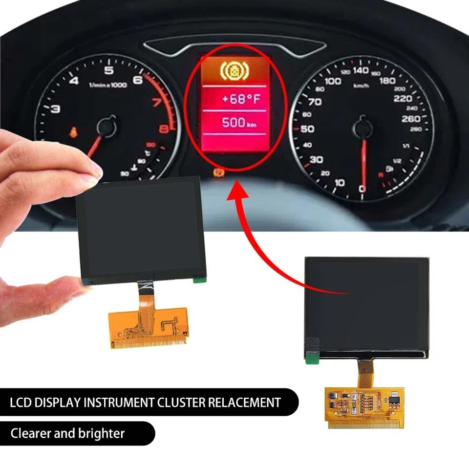 LCD Display Screen Instrument Cluster for Audi A4 B5 A6 C5 VW Volkswagen Foto 3 de 4