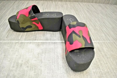 Jessica Simpson Faille Platform Wedge Sandal, Women's Size 7M, 37.5EU, Camo 192625254040 | eBay