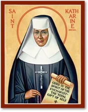 SAINT St KATHERINE DREXEL 8"x10" USA ULTRA SATIN CATHOLIC PRINT