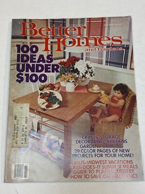 Better Homes and Gardens Magazine July 1980 Summer Meals Crafts Storage Building