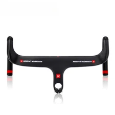 Carbon Fiber Road Bike Integrated Handlebar and Stem 28.6mm Internal Routing