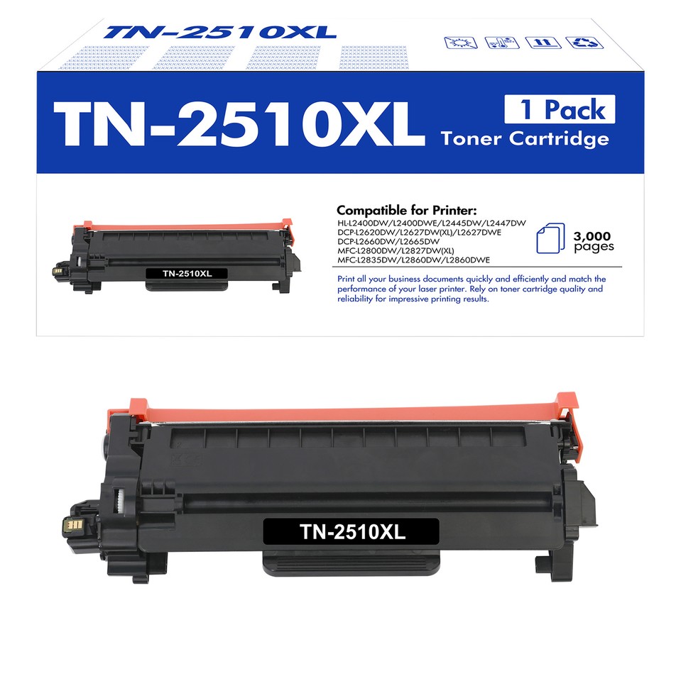 TONER XL COMPATIBILE PER BROTHER HL L2400DW L2400DWE L2445DW L2447dw L2865dw Dcp L2620dw L2627dw L2627dwe L2627dwxl L2660dw L2665dw Mfc L280.1.1.1049.gp.43442 - Foto 2
