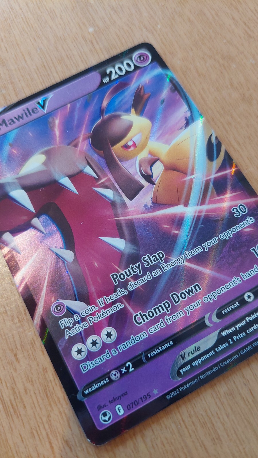 Mawile V (70/195) Full-Art Pokemon card
