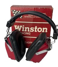 Winston Racing Solid State Am Fm Headphone Radio 9 Transistors Vintage Collectib