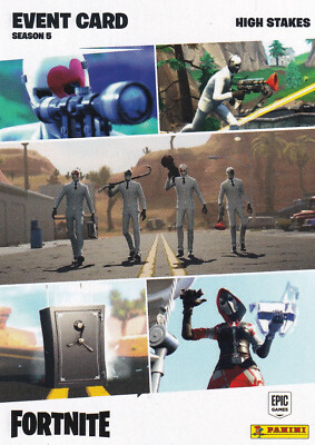 Fortnite 197 High Stakes Event Card Serie 2 Near Mint