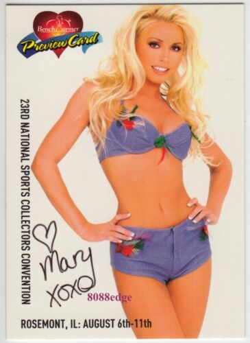 2002 BENCHWARMER NATIONALS PREVIEW AUTO: MARY RILEY #96 RARE PROMO AUTOGRAPH - Picture 1 of 1