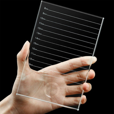 Lash Tile Glass Pallet Eyelash Crystal Pallet Bigger Size Extension Tile False L