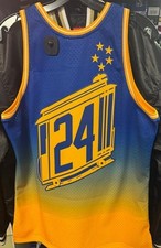 San Francisco Warriors Mitchell & Ness '66 Rick Barry Fadeaway Swingman Jersey