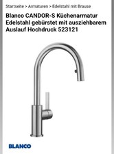 Küchenarmatur Blanco Wasserhahn, Ausziehbar