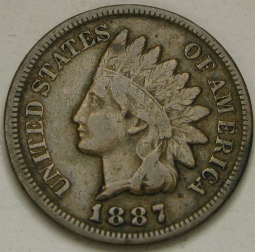 1887-P Indian Head Cent — photo from another recent sale