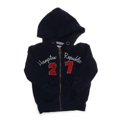 Hampton Republic, Kapuzenpullover, Größe: 86/92, Blau/Rot #PyI