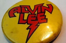 ALVIN LEE Ten Years After pin badge, extremely rare vintage from 1976 tour