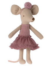 NEW Maileg Big Sister Ballerina Mouse Heather Miniature Mice Dollhouse Doll Toy