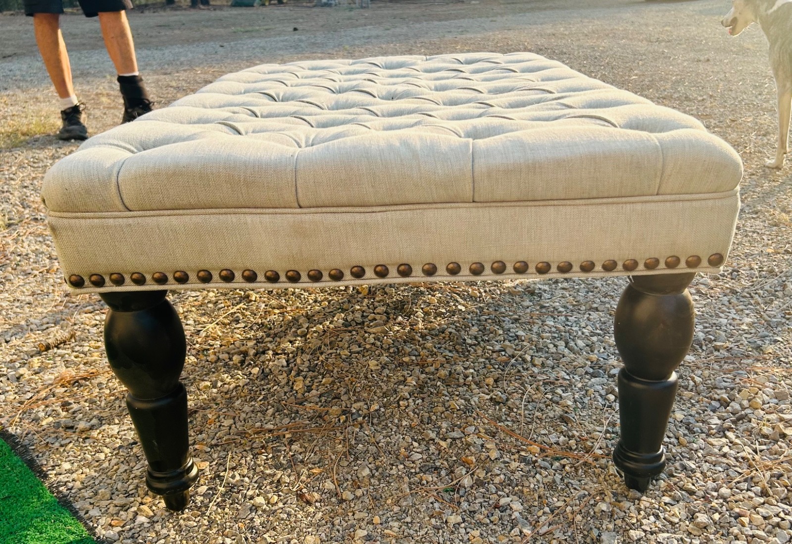 Bed Bench / oversized footstool