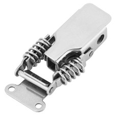 Stainless Steel Hardware Cabinet Case Spring Loaded Latch Catch Toggle Hasp  
