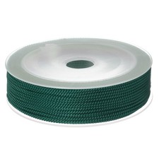 Twisted Nylon Twine Thread 1.5mm 20M/65 Feet Braided Nylon String, Dark Green